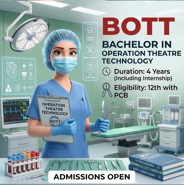 Bachelor in Operation Theatre Technology (BOTT / BSc OTT)