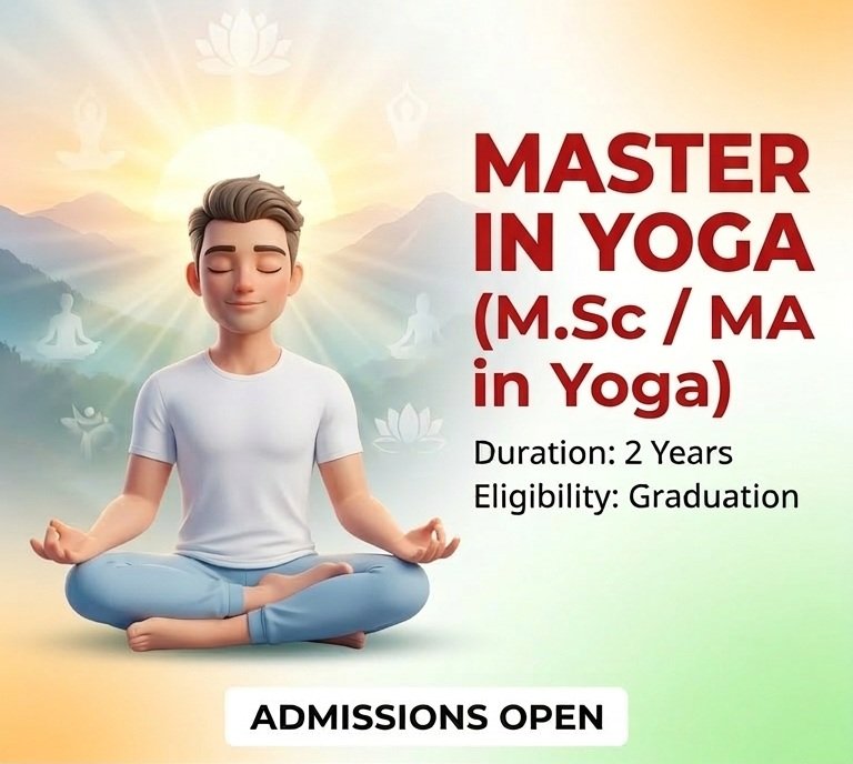 Master in Yoga (M.Sc / MA in Yoga)
